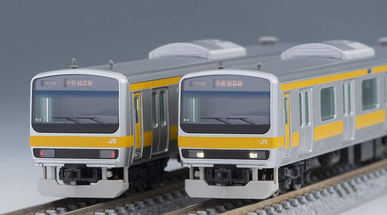 Two commuter model trains Two commuter model trains