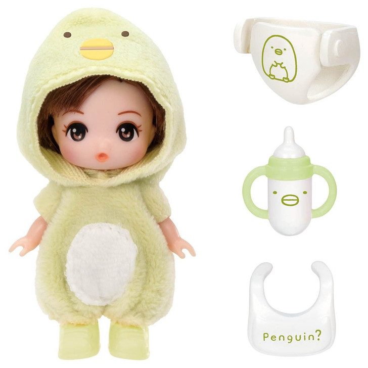 Japanese toys for toddlers: a doll dressed like a penguin Japanese toys for toddlers: a doll dressed like a penguin