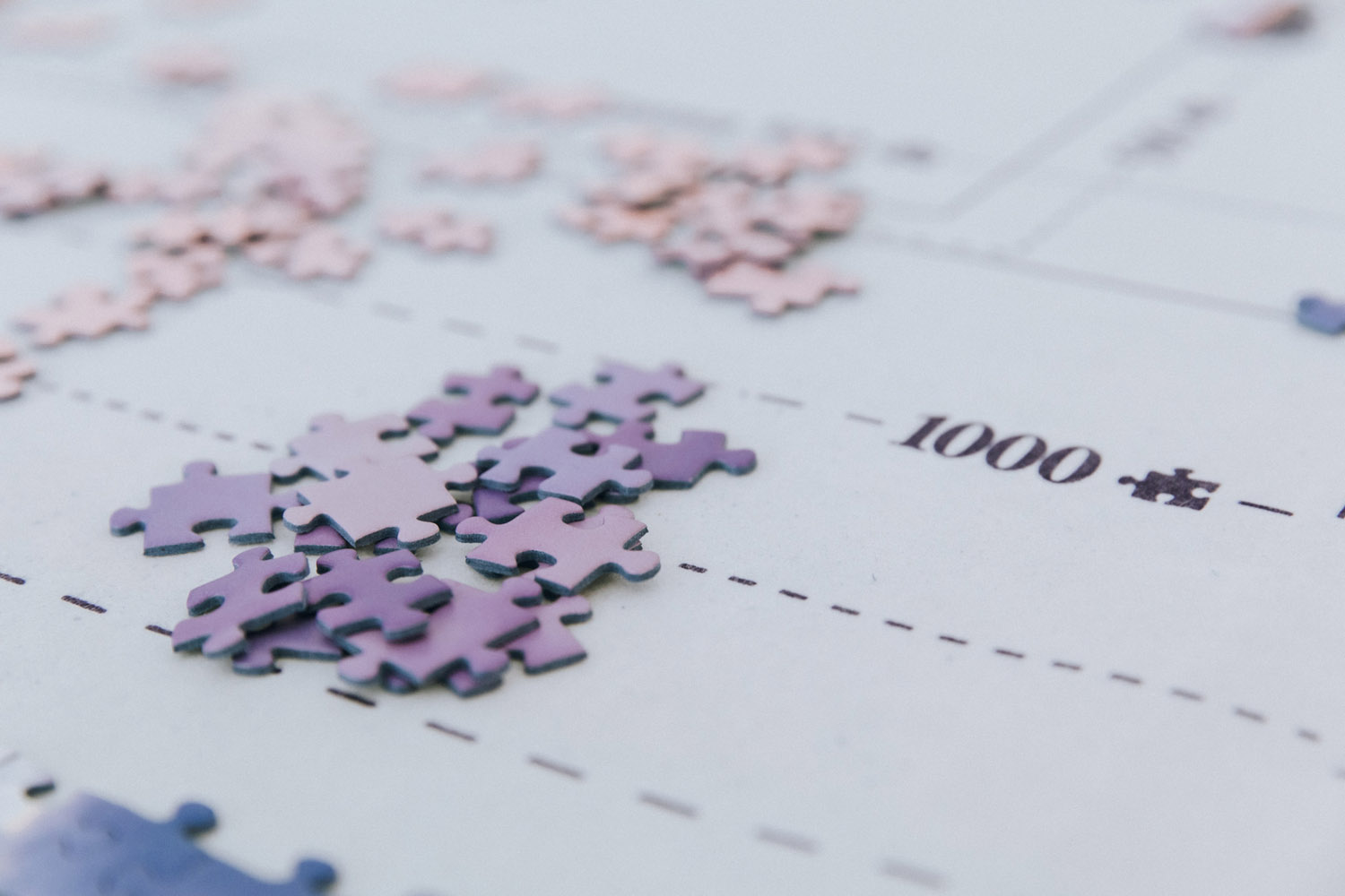 pink and purple puzzle pieces pink and purple puzzle pieces