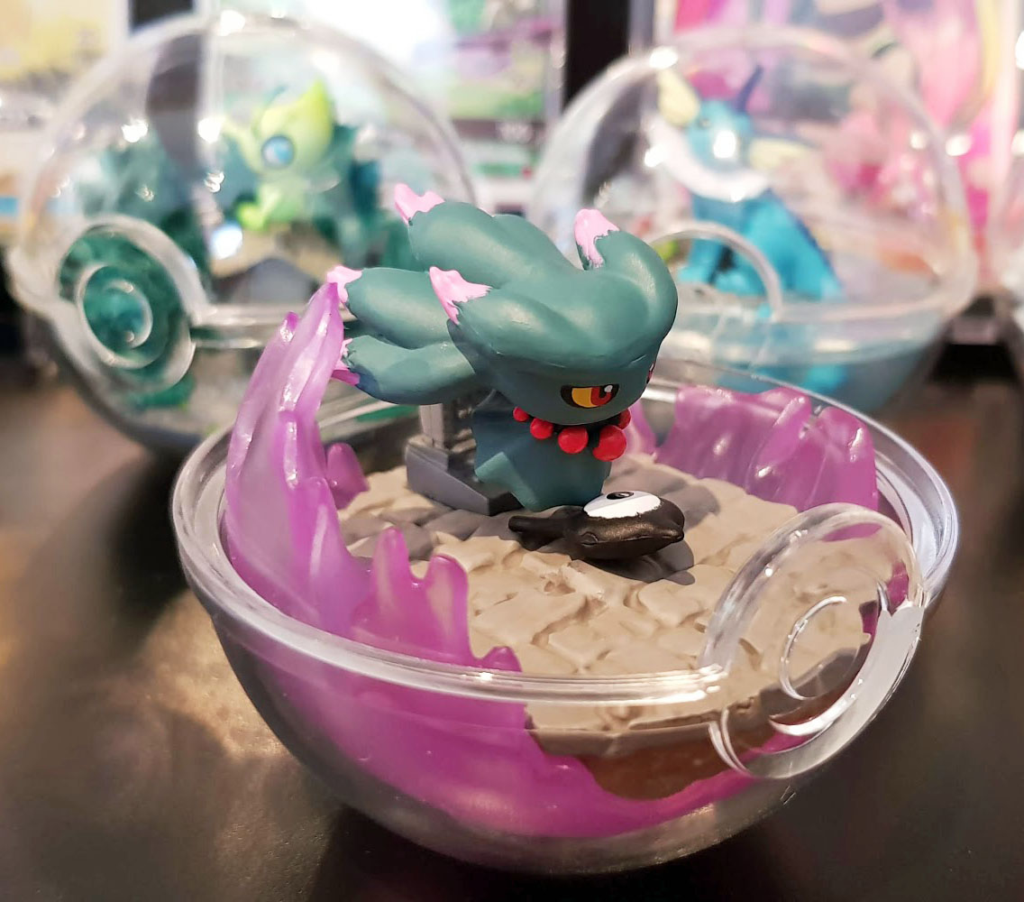 A collectible Pokéball from the Pokémon Terrarium Collection 3 A collectible Pokéball from the Pokémon Terrarium Collection 3