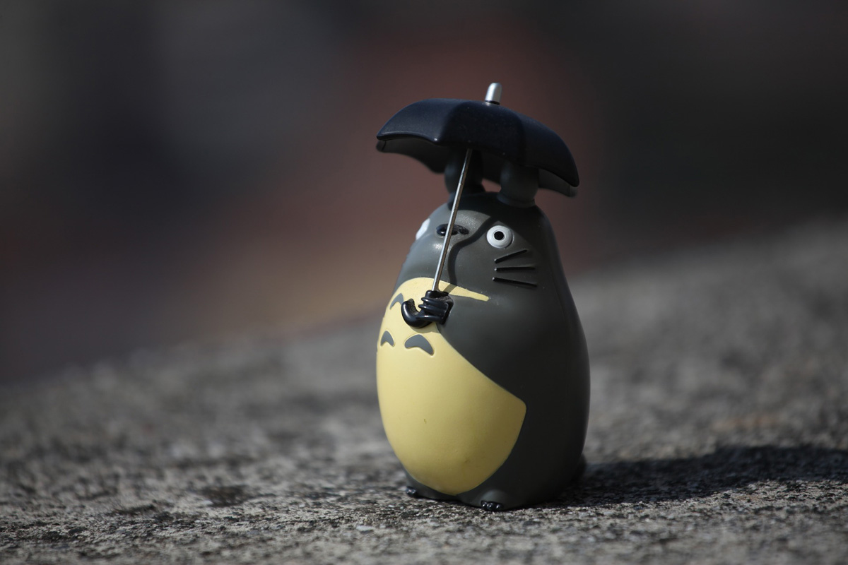 totoro with umbrella nerdy Valentine’s toy gift totoro with umbrella nerdy Valentine’s toy gift