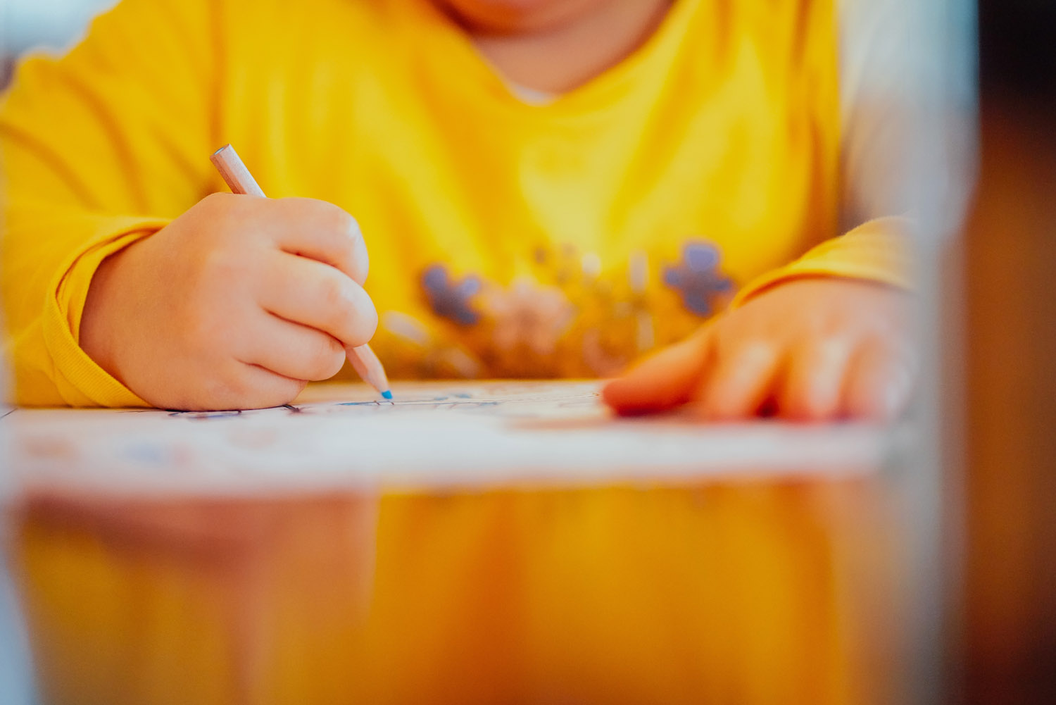 A child drawing with arts and crafts train gifts A child drawing with arts and crafts train gifts
